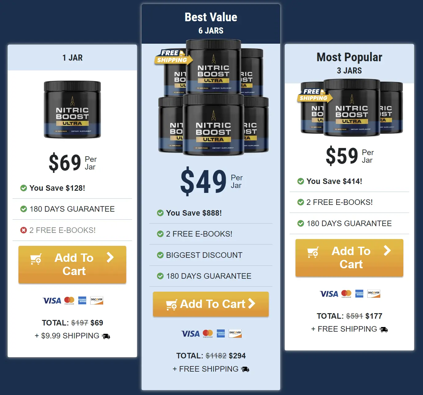 Nitric Boost Ultra-pricing-table